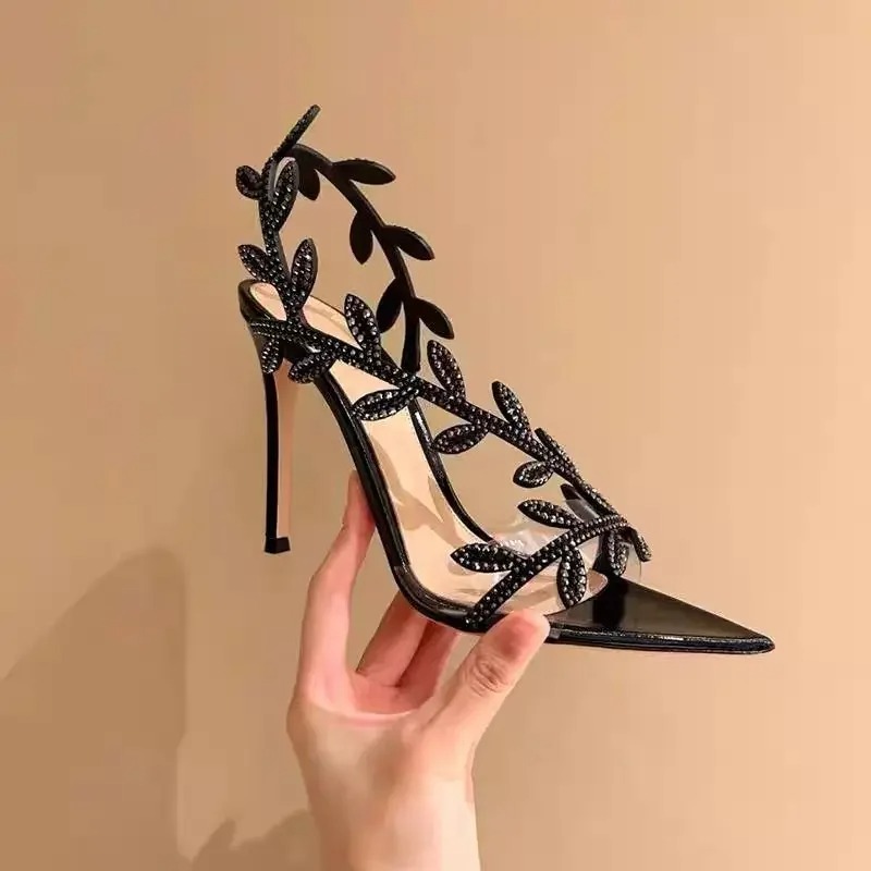 Platform Mule Heel - Summer New 2025 Golden Branches and