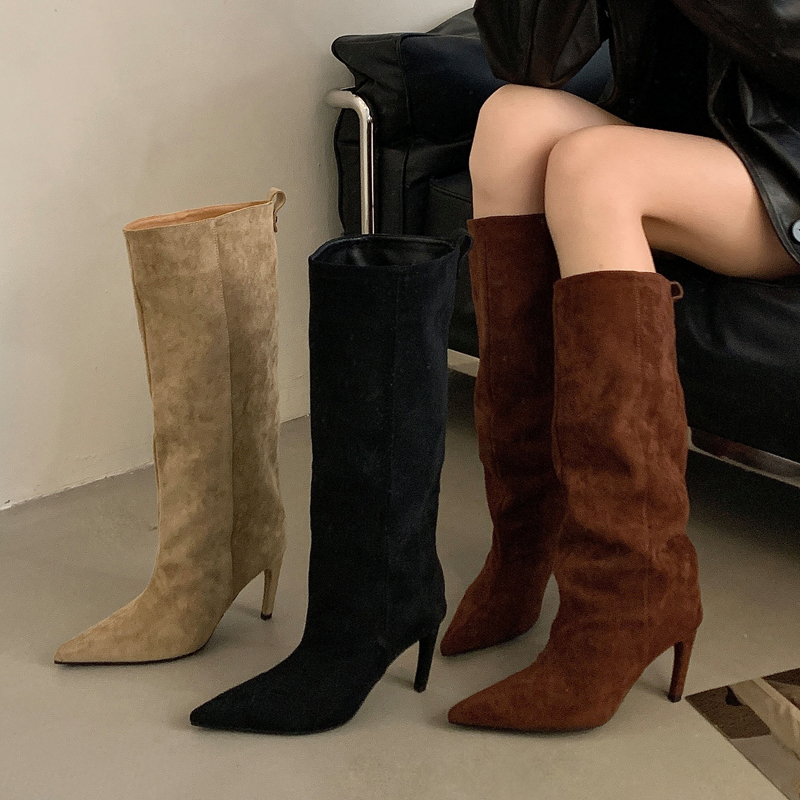 Street Punk Winter Vintage Poi - Knee High Boots Women recension och pris
