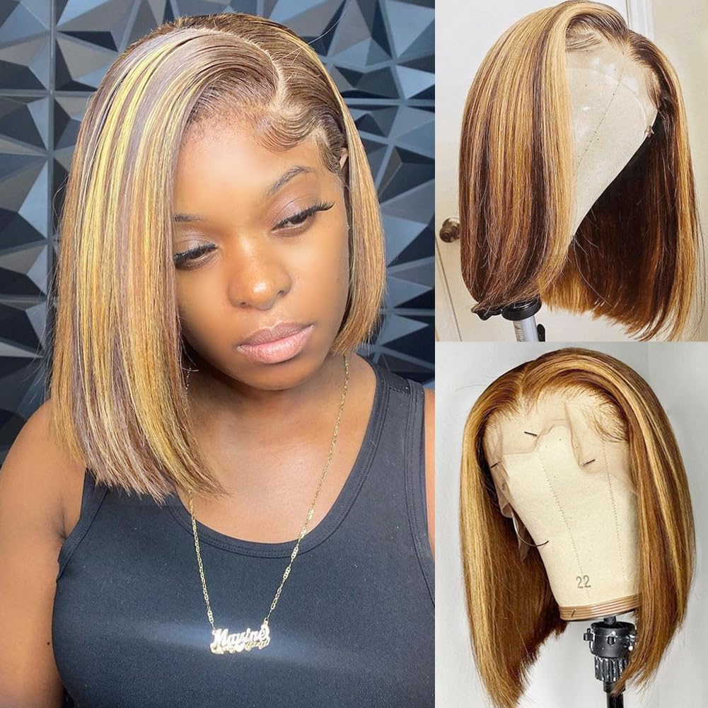 Bob Wig Human Hair 13x4 HD Lac - Women'S Shoes Bobs recension och pris