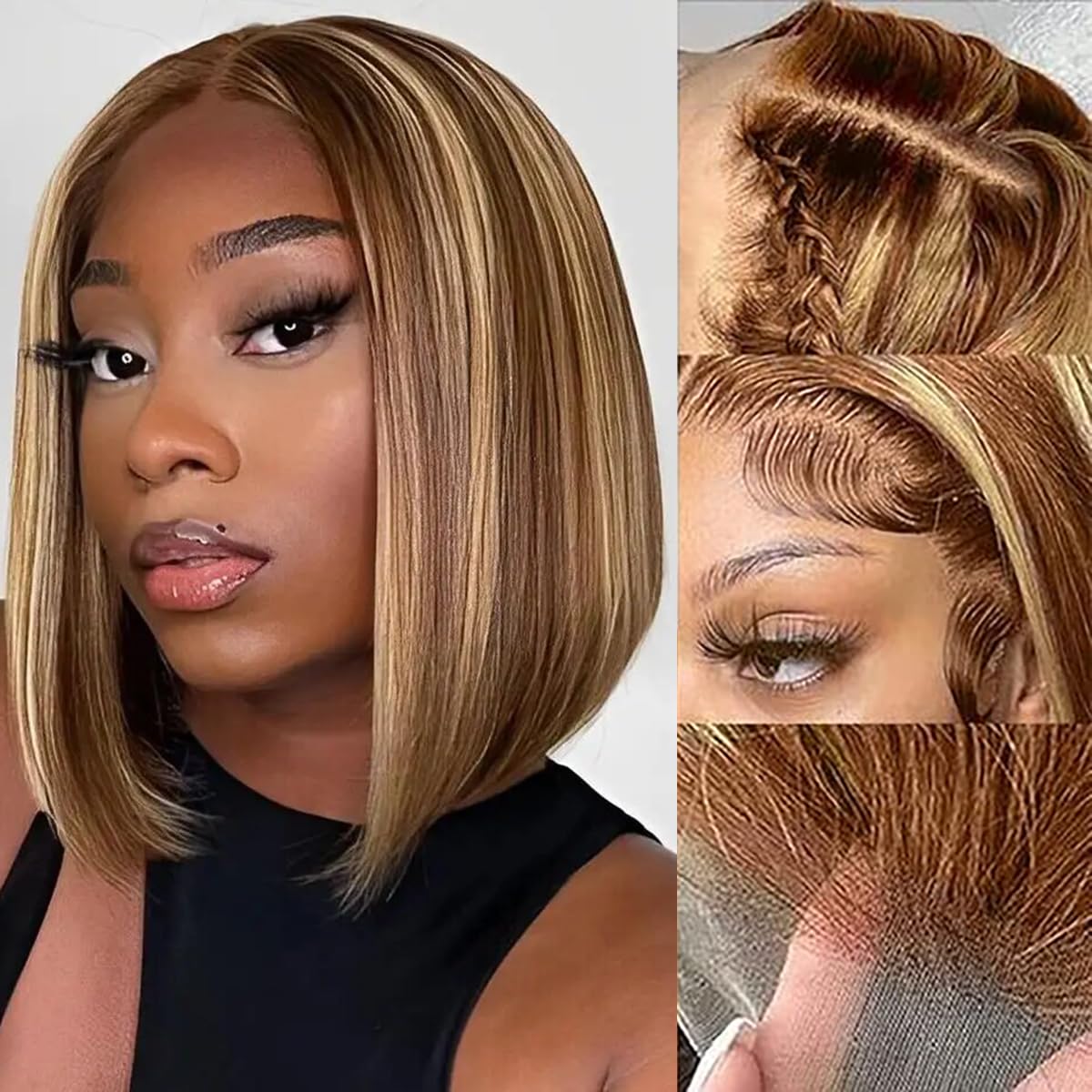 Bob Wig Human Hair 13x4 HD Lac - Women'S Shoes Bobs recension och pris
