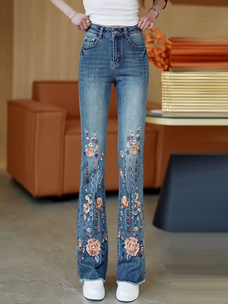 Women's Vintage Embroidered Fl - Women Shoes Jeans recension och pris