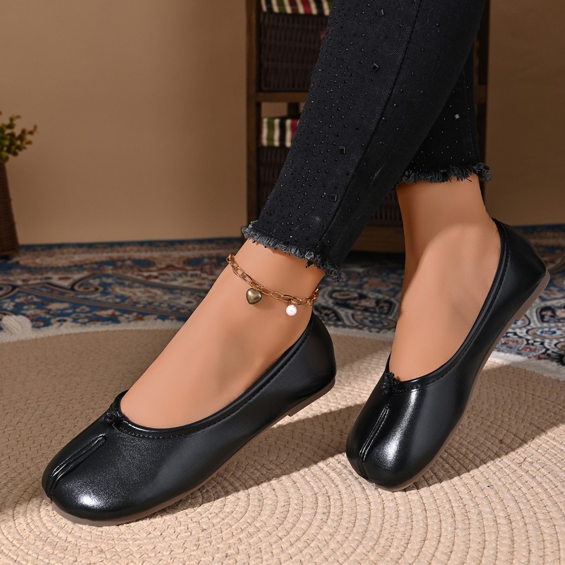 Women Cozy Leather Flats Split - Women Shoes Jeans recension och pris