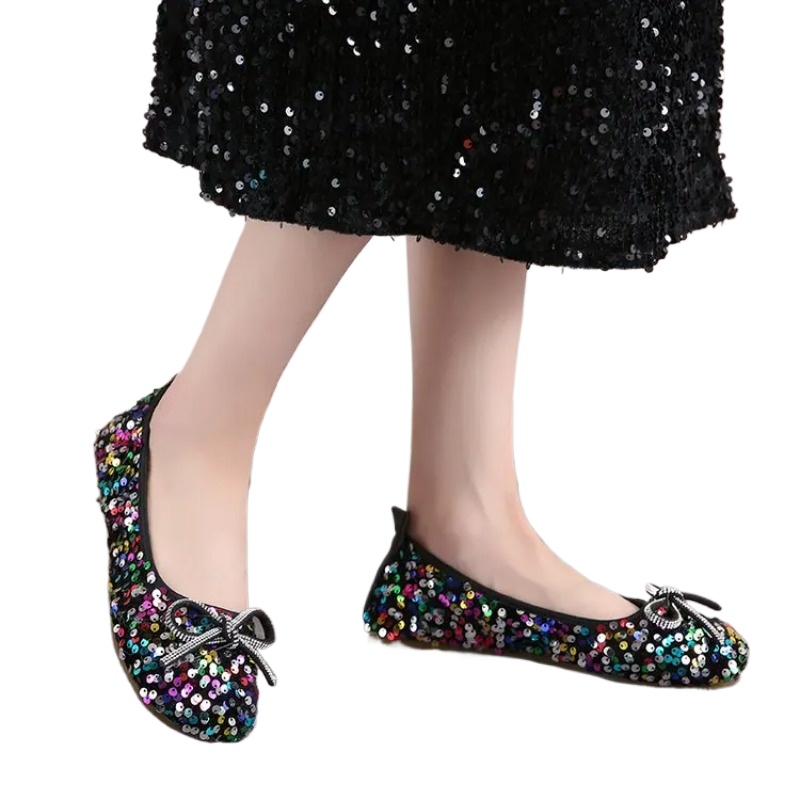 Spring New Round Toe Bowtie Fe - Women Shoes Japanese Brand recension och pris