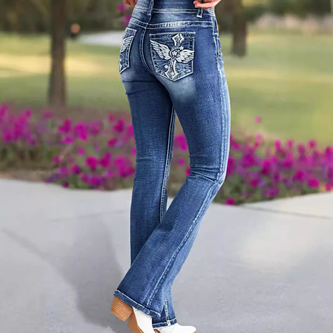 2025 New Women's High Waist Em - Women Shoes Jeans recension och pris