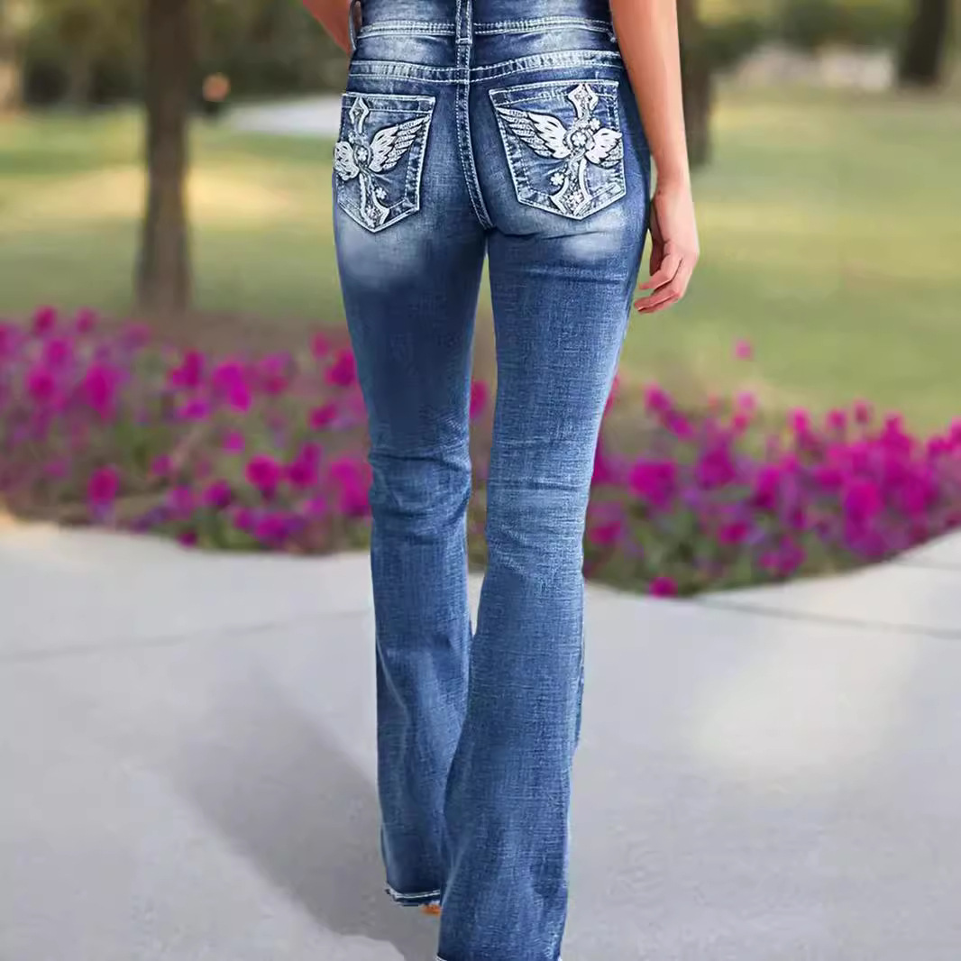 2025 New Women's High Waist Em - Women Shoes Jeans recension och pris