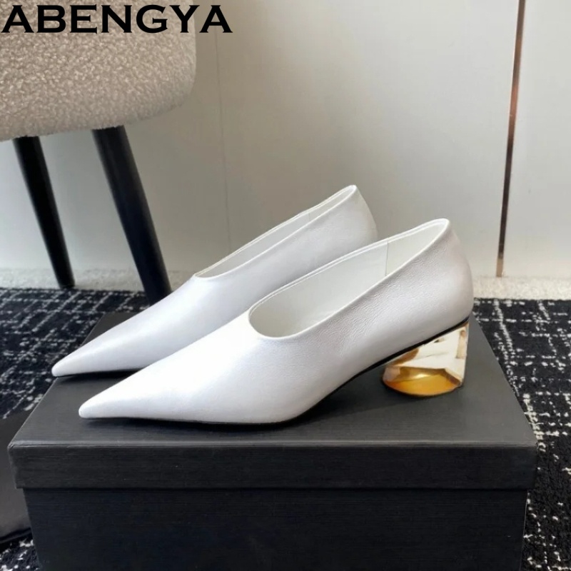 Spring Real Leather Crystal He - Women Shoes Jeans recension och pris