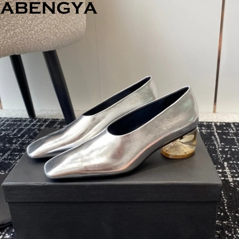 Spring Real Leather Crystal He - Women Shoes Jeans recension och pris