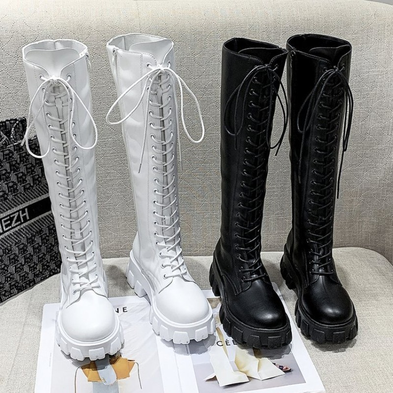 Women Knee High Boots Lace Up  - Knee High Boots Women recension och pris